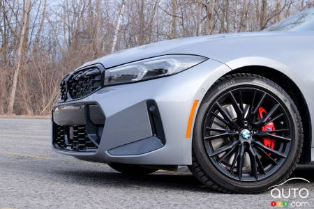2023 BMW M340i xDrive, wheel, headlight
